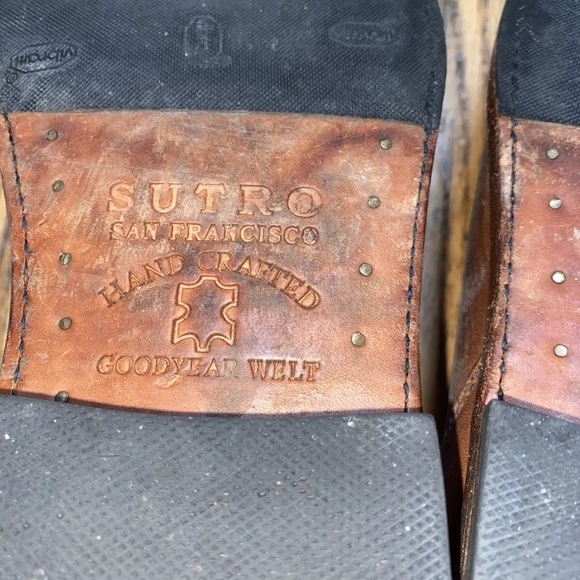 Seal of the Sutro Brown Leather Oxfrod/Darby shoes sz 11D Men’s - Picture 10 of 14